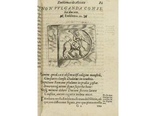 1615. LIBRO. (EMBLEMAS-NÁJERA). LOPEZ, DIEGO:. DECLARACION M