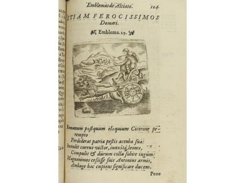 1615. LIBRO. (EMBLEMAS-NÁJERA). LOPEZ, DIEGO:. DECLARACION M