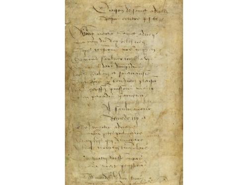 1510 ca. LIBRO. (GÓTICO-LIBRO DE HORAS). HEURES A LUSAIGE DE