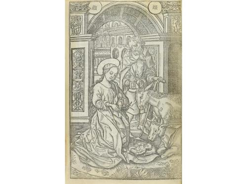 1510 ca. LIBRO. (GÓTICO-LIBRO DE HORAS). HEURES A LUSAIGE DE