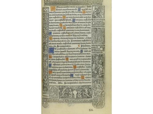 1510 ca. LIBRO. (GÓTICO-LIBRO DE HORAS). HEURES A LUSAIGE DE