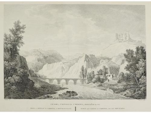 1830 ca. GRABADO. (CATALUNYA). LOTE DE CINCO GRABADOS PROVEN