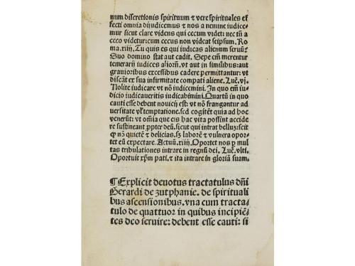 1499. LIBRO. (INCUNABLE-MONTSERRAT). ZUTPHANIE, BERNARDI DE:
