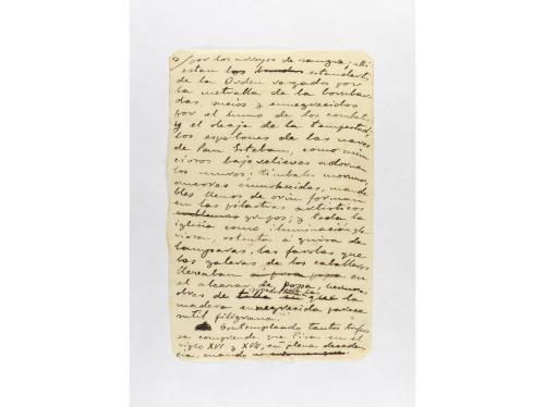 1896. MANUSCRITO. (ORIGINAL MANUSCRITO). BLASCO IBÁÑEZ, VICE