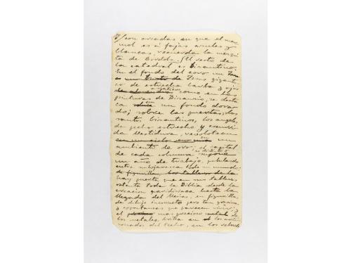 1896. MANUSCRITO. (ORIGINAL MANUSCRITO). BLASCO IBÁÑEZ, VICE