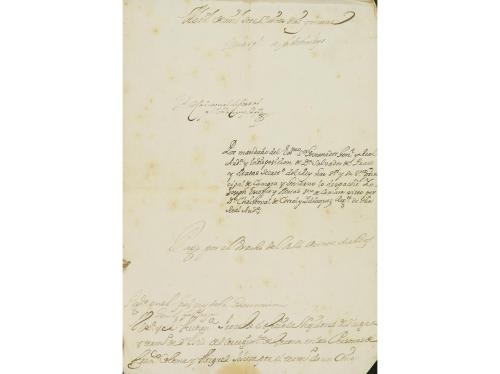 1719. MANUSCRITO. (PRIVILEGIO-FELIPE V). ORDEN REAL A FRANCI