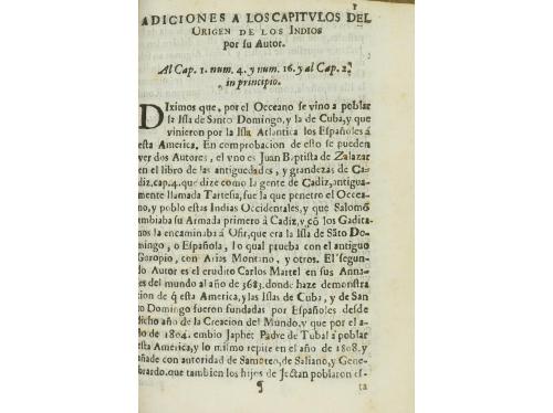 1681. LIBRO. (HISTORIA-AMÉRICA). ROCHA, ANDRES:. TRATADO UNI