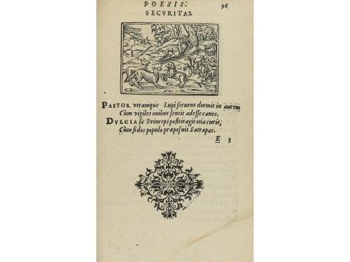 1552. LIBRO. (LITERATURA). PICTA POESIS UT PICTURA POESIS ER