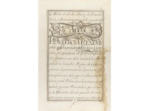 1772. MANUSCRITO. (EJECUTORIA-CARLOS III). CARTA EJECUTORIA 