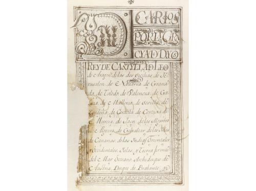 1772. MANUSCRITO. (EJECUTORIA-CARLOS III). CARTA EJECUTORIA 