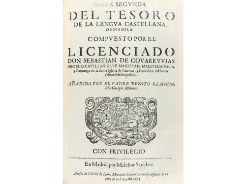 1674. LIBRO. (LENGUA CASTELLANA). ALDRETE, BERNARDO:. DEL OR