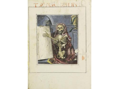 1680-1720 ca. LIBRO. (MANUSCRITO). OFFICIUM DEFUNCT. AD VESP