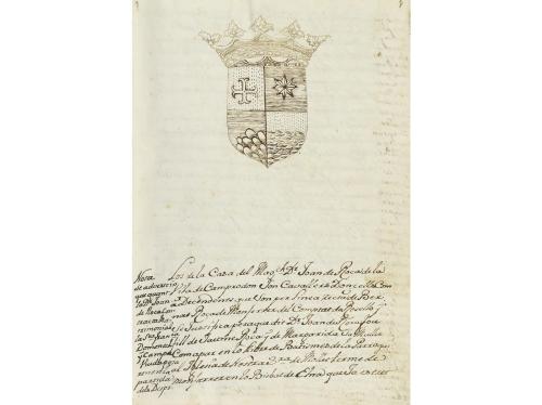 s. XVIII. LIBRO. (MANUSCRITO-ROCA- CAMPRODON). LLIBRE DE NOT