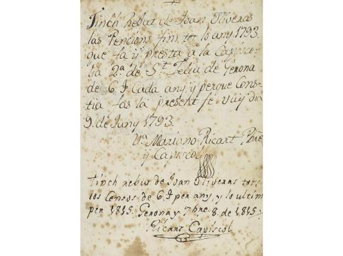 s. XVII-XVIII. MANUSCRITO. (PARAROLS- MIERES). 8 LIBRETAS DE