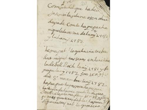 s. XVII-XVIII. MANUSCRITO. (PARAROLS- MIERES). 8 LIBRETAS DE