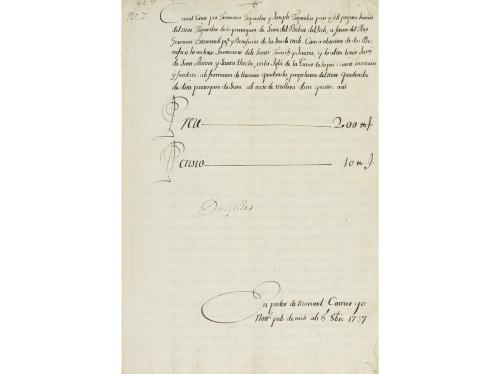 1678-1806. MANUSCRITO. (VIC). CONJUNTO DE MANUSCRITOS. Prese