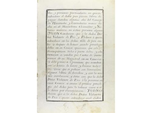 1696. MANUSCRITO. (PRIVILEGIO-SALINAS). CARTA DE PRIVILEGIO 