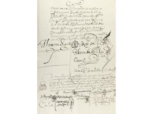 1629. MANUSCRITO. TRASLADO DE LOS SERVICIOS DEL CABO Y SARGE