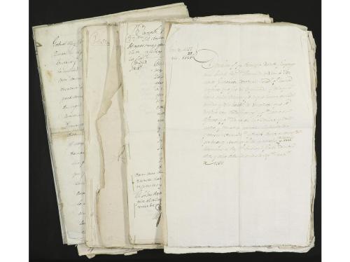 s. XVII-XVIII. MANUSCRITO. LOTE DE MANSUCRITOS RELACIONADOS 