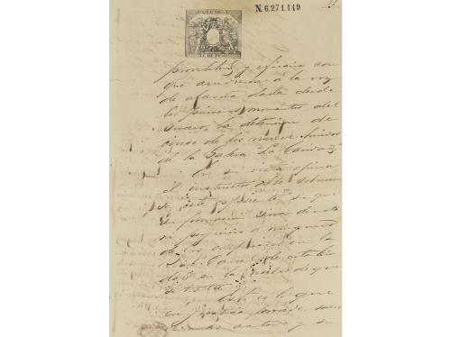 1883 y 1886. MANUSCRITO. DOS DENUNCIAS DE LA FUGA DE ESCLAVO