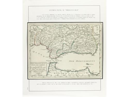 1618 y 1749. MAPA. VAUGOUNDY:. L'ANDALOUSIE ET LE ROYme DE G