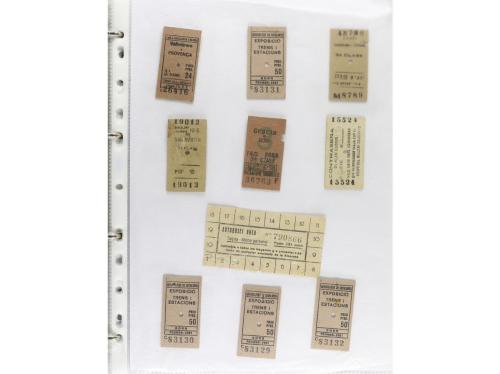 Principios de s. XX. COLECCIONISMO. CONJUNTO DE BILLETES DE 