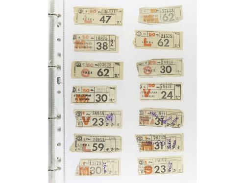 Principios de s. XX. COLECCIONISMO. CONJUNTO DE BILLETES DE 