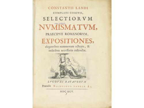 1695. LIBRO. (NUMISMÁTICA). LANDI, CONTANTINII:. SELECTIORUM
