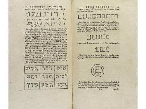 1600 ca. LIBRO. (OCULTISMO-CIENCIAS). AGRIPPAE, HENRICI CORN