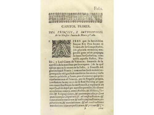 1675. LIBRO. (POLÍTICA-VALENCIA). LOP, IOSEPH:. DE LA INSTIT