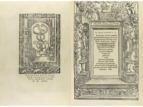 1522. LIBRO. (HUMANIDADES). ERASMUM ROTERODAMUM:. THESAURUM 