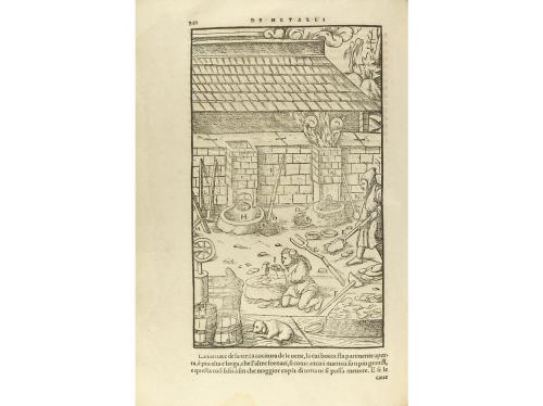 1563. LIBRO. (CIENCIAS-METALURGIA). AGRICOLA, GIORGIO:. OPER