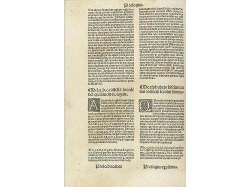 1522. LIBRO. (NEBRIJA- VOCABULARIO). NEBRISSE[N]SIS, AELII A