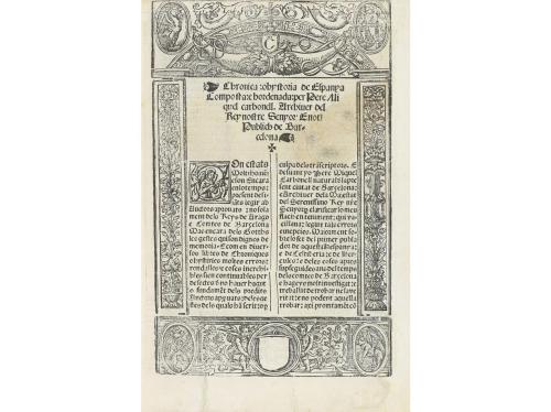 1546. LIBRO. (HISTORIA-ESPAÑA). CARBONELL, MIQUEL:. CHRONIQU