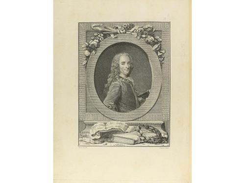 1728. LIBRO. (LITERATURA). VOLTAIRE:. LA HENRIADE. Londres: 