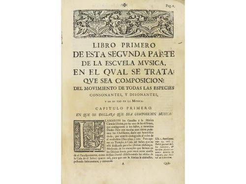 1723. LIBRO. (MÚSICA). NASSARRE, PABLO:. SEGUNDA PARTE DE LA