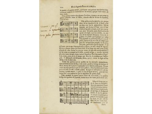 1723. LIBRO. (MÚSICA). NASSARRE, PABLO:. SEGUNDA PARTE DE LA