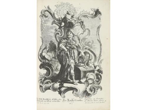 1750 ca. LIBRO. (GRABADOS). NEROCK, LOUIS VAN; TARDIEU, P. F