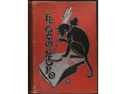 1898-1899. REVISTA. (MODERNISMO). EL GATO NEGRO. SEMANARIO I