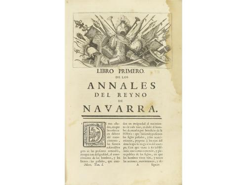 1766. LIBRO. (HISTORIA-NAVARRA). MORET, JOSEPH DE:. ANNALES 