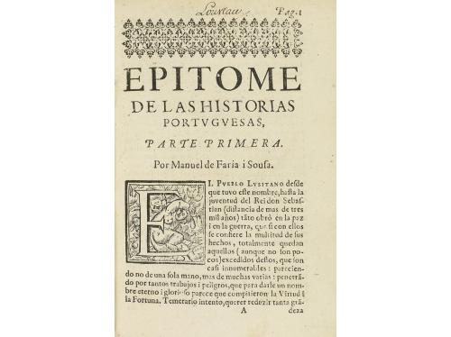 1628. LIBRO. (HISTORIA-PORTUGAL). FARIA I SOUSA, MANUEL DE:.