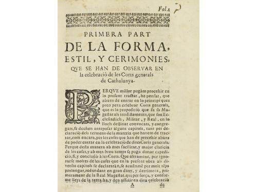 1701. LIBRO. (DERECHO CATALÁN). PRACTICA, FORMA, Y ESTIL, DE