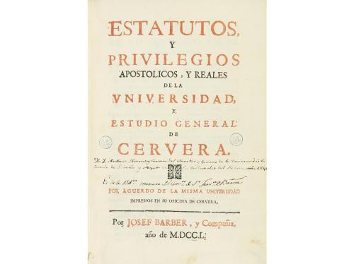 1750. LIBRO. (DERECHO). ESTATUTOS Y PRIVILEGIOS APOSTOLICOS,