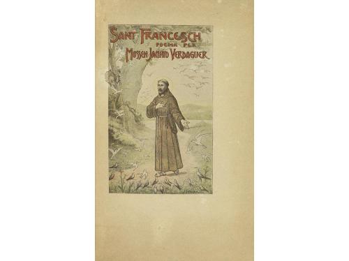 1904. LIBRO. (BIBLIOFILIA). VERDAGUER, JACINTO:. SANT FRANCE