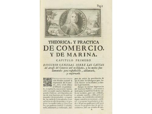 1757. LIBRO. (DERECHO MARÍTIMO). UZTARIZ, GERONIMO DE:. THEO