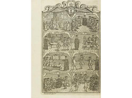 1756. FOLLETOS. (JESUÍTAS). ACTO ACADEMICO CON QUE LOS COLEG