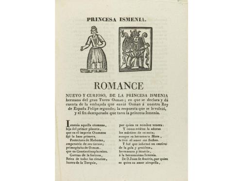 1750 ca. FOLLETOS. (LITERATURA DE CORDEL). EL CAUTIVO DE TAR