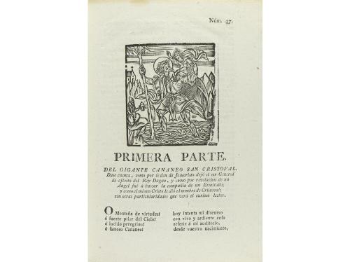1800 ca. FOLLETOS. (LITERATURA DE CRODEL). RARÍSIMA FUNCION 