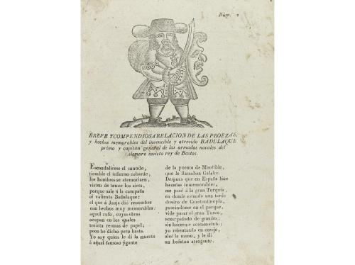 1860 ca. FOLLETOS. (LITERATURA DE CORDEL). DELIRIO DE ESPRON