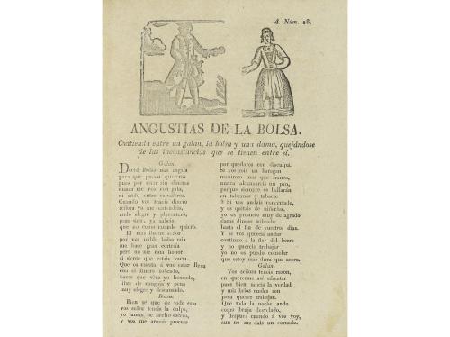 1850 ca. FOLLETOS. (LITERATURA CORDEL). LOTE DE TRES PLIEGOS